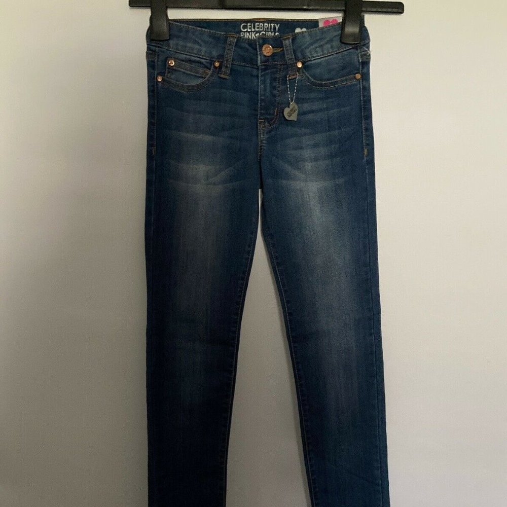 Celebrity Pink Girls jeans sz 8 Blue NWT